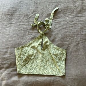 ✨ BILLABONG CROPPED HALTER TOP SZ M